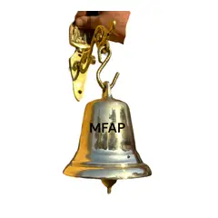 MFAP BRONCERIA Y ANTIGUEDADES - Pack Apolo campana más colgador 12cm  PCBF12