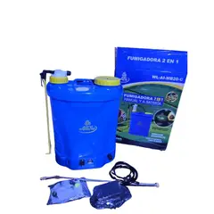 GENERICO - Mochila Fumigadora Manual y a Bateria 2 EN 1 Agro Impacto 20 Litros