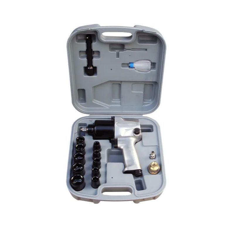 Kit Llave Neumática 5MM 1/2 con Maleta de 17 piezas