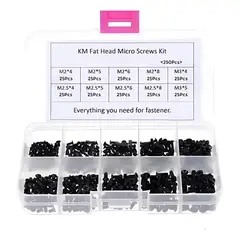 GENERICO - Kit de tornillos para laptops 250 unidades