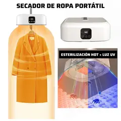 OEM - SECADOR DE ROPA PORTÁTIL+ ESTERILIZACIÓN CON LUZ ULTRAVIOLETA