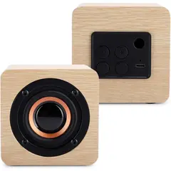TIOZONEY - Altavoz Bluetooth decorativo de madera