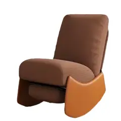 GENERICO - Silla Mecedora de Lujo Estilo Nórdico Marrón