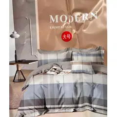 MINGDA - Set de Edredón 2pz de 5 Piezas 100% Algodón