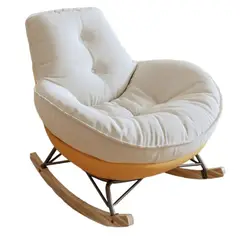 GENERICO - Silla Mecedora de Lujo Estilo Japonés Base Naranja