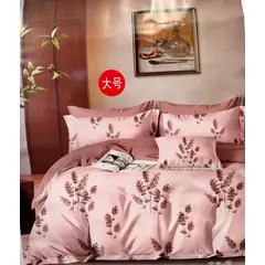 MINGDA - Set de Edredón QUEEN de 5 Piezas 100% Algodón