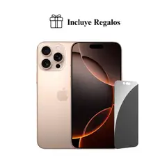 APPLE - Apple iPhone 16 Pro Max 256GB (Chip Fisico) - Desert Titanium + Regalo