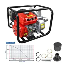 GENERICO - Motobomba Gasolinera de 4Pulgadas Motor 11 HP
