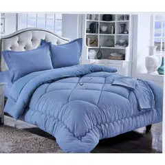MINGDA - Set edredón 2 pz antiestrés de 5 pz 100% Algodón