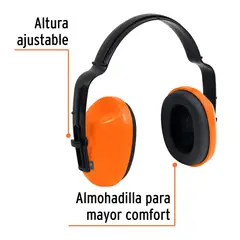 TRUPER - Orejera Ajustable 18 db Protector Auditivo 14257