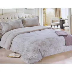 MINGDA - Set de Edredón 2 pz piel de ángel de 5 piezas invierno