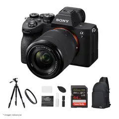 SONY - Cámara Alpha a7 IV Full Frame Mirrorless + Lente 28-70mm + Kit Ultimate de Accesorios