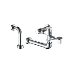 FRATELLI - FLUXÓMETRO DE INODORO PARA PIE PEDAL CROMADO GS8105-3