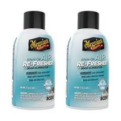 MEGUIARS - ReFresher Pack x2 - Eliminador de Olores Auto Nuevo