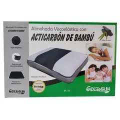GOLDSUN - Almohada viscoelastica acticarbon memory faom