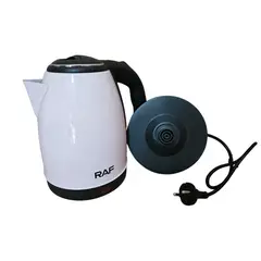 RAFF - TETERA ELÉCTRICA DE 2 LITROS ROSADO BEBE ACERO INOXIDABLE