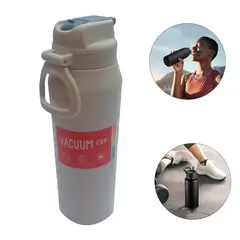 GENERICO - Botella térmica deportiva Tomatodo de Acero Inoxidable Blanco