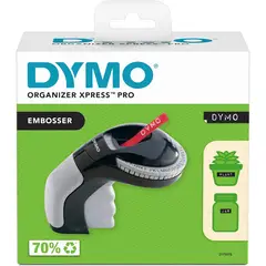 DYMO - ROTULADOR ETIQUETADOR MANUAL EXPRESS CON 3CINTAS DE ALTO RELIVE