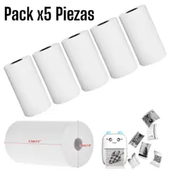 OEM - 5 Rollos de Papel Térmico 5.7cm x 12.5m Compatibles con TPV