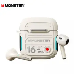 MONSTER - Audífonos Bluetooth Gamer XKT16 Ivory