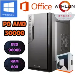AMD - COMPUTADORA PC ATHLON 3000G RADEON VEGA SSD 960GB RAM 8GB