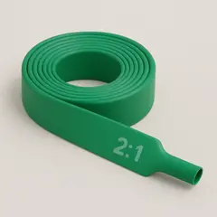 WOER - MANGA TUBO TERMOENCOGIBLE TERMOCONTRAIBLE DE 5MM VERDE 2 METROS