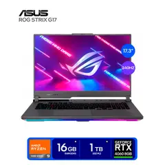 ASUS - ROG STRIX G17 G713PV-WS94 RYZEN 9 7845HSX 16GB DDR5 1TB SSD 17.3" WQHD IPS NIVIDIA RTX4060 8GB