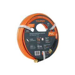 TRUPER - Manguera de PVC para compresor 10 m x 1/4''