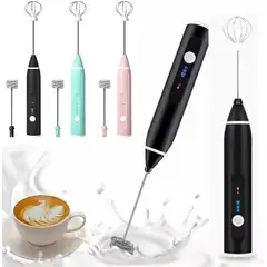 GENERICO - BATIDOR DE HUEVO O CAFÉ RECARGABLE