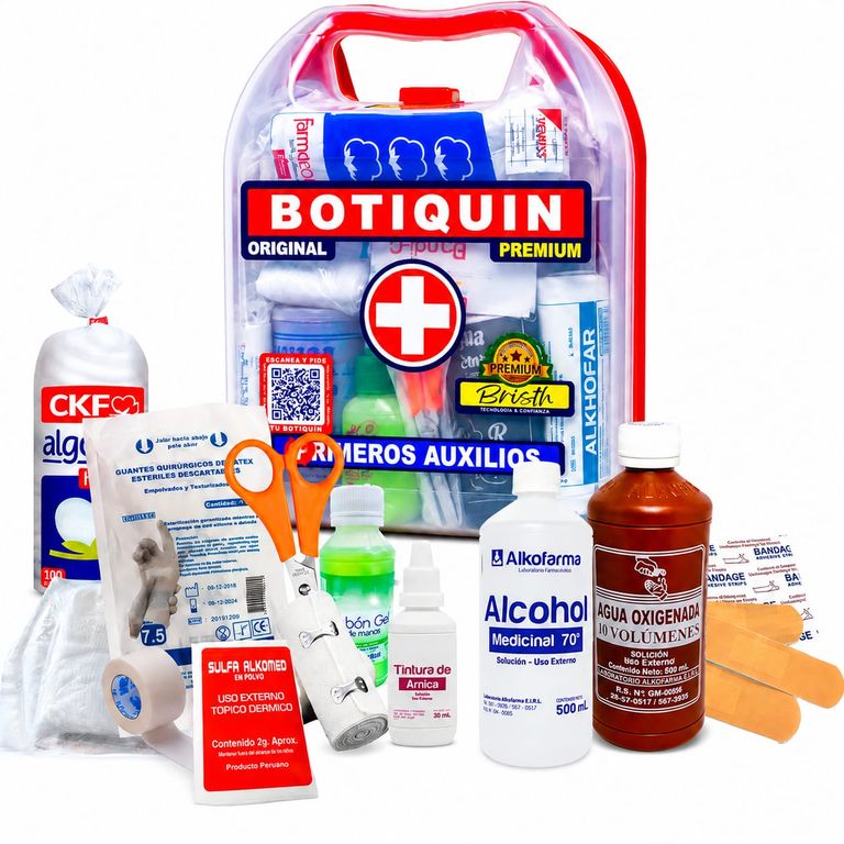 Botiquín de Emergencia Tipo Lonchera Grande Primeros Auxilios