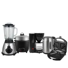 IMACO - Pentacombo Licuadora + Sandwichera + Olla + Hervidor + cafetera