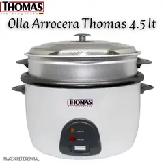 THOMAS - Olla Arrocera 45lt con vaporera TH-45P