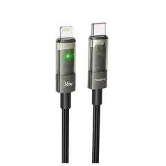 TRANYOO - Cable Cargador Celular Lightning 120cm 36w Carga Rapida Original