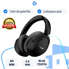 GENIUS - Audífono con Micrófono HS-810BT Bluetooth 5.3 Plegable 40mm – Negro