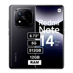 XIAOMI - Celular Redmi Note 14 PRO PLUS 5G 512GB - 12GB RAM Color Negro