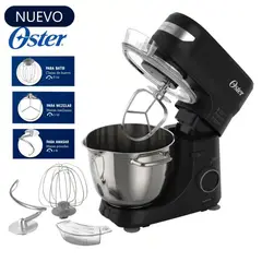 OSTER - Batidora Planetaria 4L FPSTSMPL2B 12 velocidades 850W - Negro
