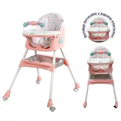 EBABY - SILLA DE COMER LULU ROSADO