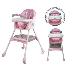EBABY - SILLA DE COMER LULU FUCSIA