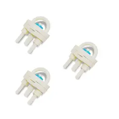 GENERICO - PACK X3 LLAVE DE PASO PARA TUBO 34 BEBEDERO CAMPANA PLASON