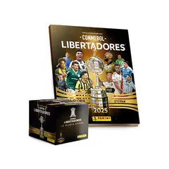 PANINI - ALBUM COPA LIBERTADORES 2025, ALBUM TAPA DURA + 1 PAQUETON (50 SOBRES)