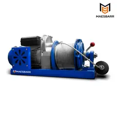 MAESBARR - WINCHE ELECTRICO CON CABLE DE 30M