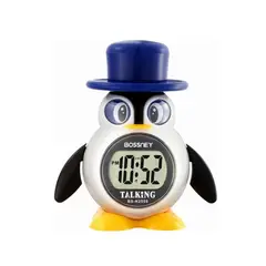GENERICO - Reloj de mesa pinguino talking despertador