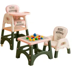 GENERICO - Silla de Comer  Mesa de Juegos Multifuncional Rosado