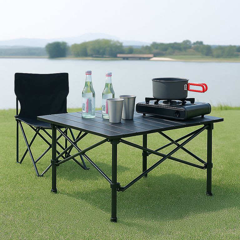 Mesa Plegable Camping Playa 53x50x50 cm