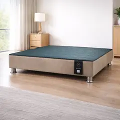 BARAKA HOME - Base de Cama Kolpa 1.5 Plz - Beige Claro