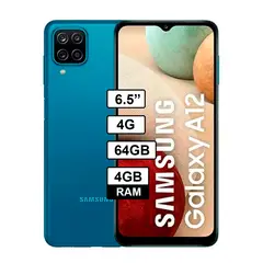 SAMSUNG - CELULAR SAMSUNG GALAXY A12 64GB 4GB Color Azul