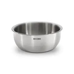 RECORD - Tazón de Acero Inoxidable N°22-  Grande, Durable y Versátil