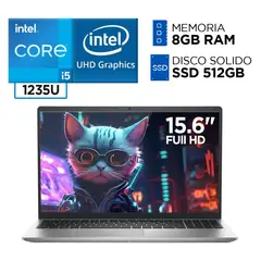 DELL - Laptop Intel Core i5 1235U 8GB 512GB INSPIRON 15 12va Gen 15.6 FULL HD IPS