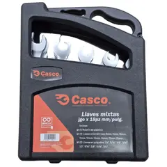CASCO - JUEGO DE LLAVE MIXTAS 18 PIEZAS