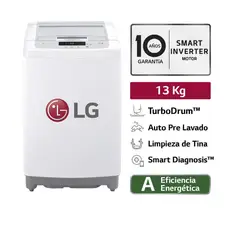 LG - LAVADORA WT13WPBK 13 KG BLANCO